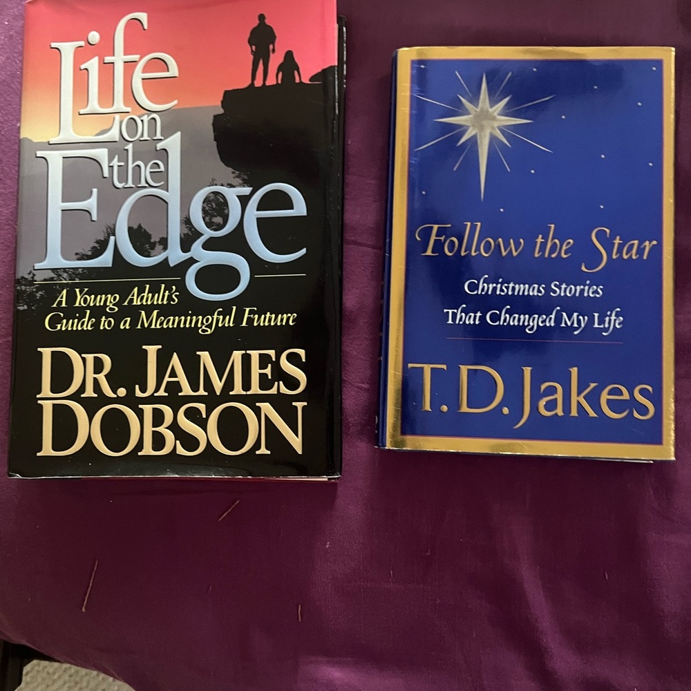 2 Books Life on the Edge & Follow the Star
